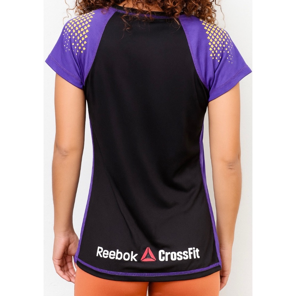 REEBOK x CROSSFIT | Short Sleeve Scoop‎ Neck Activewear Athletic Top Sz. Large